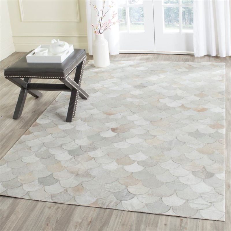 Safavieh Studio Leather 4' X 6' Hand Woven Leather Rug
