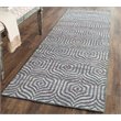 Safavieh Straw Patch 4' X 6' Hand Woven Flatweave Rug in Blue