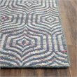 Safavieh Straw Patch 6' X 9' Hand Woven Flatweave Rug in Blue