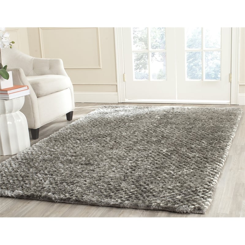 Safavieh Saint Tropez 6' X 9' Hand Woven Rug in Silver