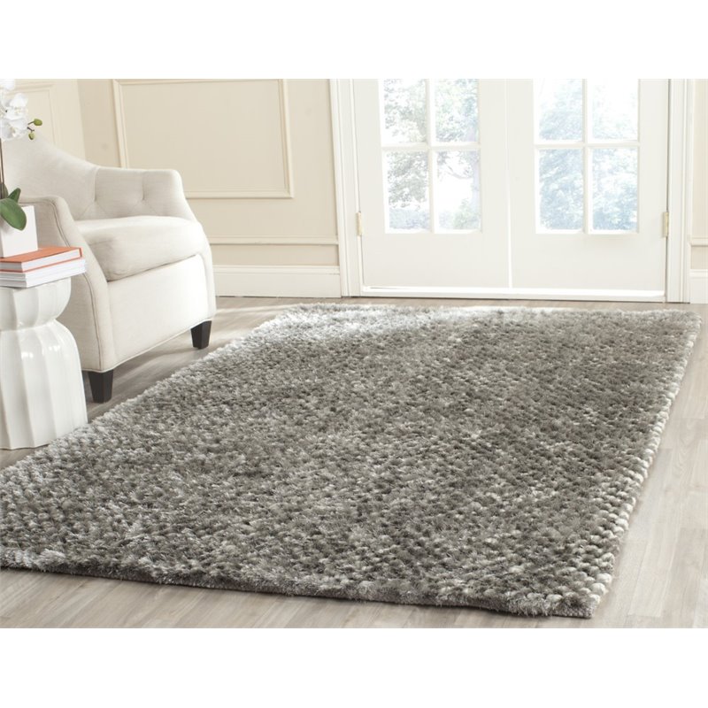 Safavieh Saint Tropez 9' X 12' Hand Woven Rug in Silver
