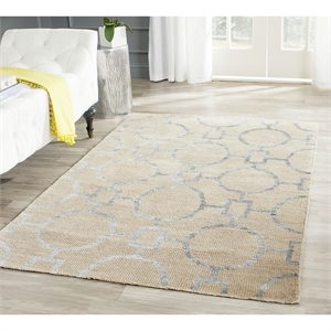 Safavieh Stone Wash 6' X 9' Hand Knotted Rug in Beige