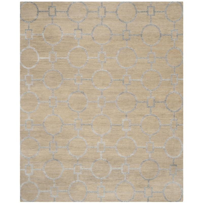 Safavieh Stone Wash 9' X 12' Hand Knotted Rug in Beige