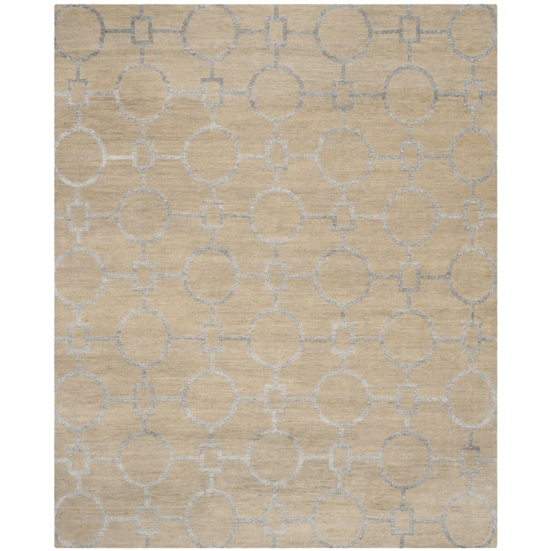 Safavieh Stone Wash 9' X 12' Hand Knotted Rug in Beige