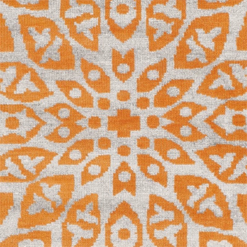 Safavieh Stone Wash 10' X 14' Hand Knotted Rug in Copper