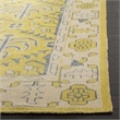 Safavieh Stone Wash 6' X 9' Hand Knotted Rug in Yellow