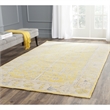 Safavieh Stone Wash 9' X 12' Hand Knotted Rug in Yellow