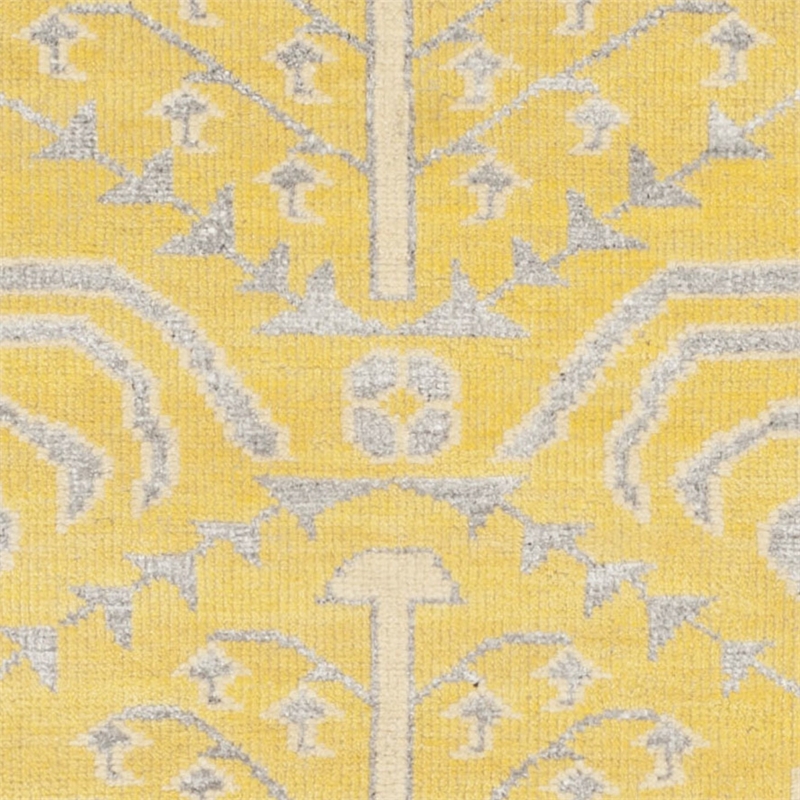 Safavieh Stone Wash 9' X 12' Hand Knotted Rug in Yellow