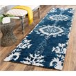 Safavieh Stone Wash 10' X 14' Hand Knotted Rug in Indigo