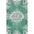 Safavieh Stone Wash 6' X 9' Hand Knotted Rug in Emerald