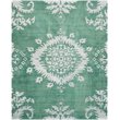 Safavieh Stone Wash 6' X 9' Hand Knotted Rug in Emerald
