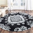 Safavieh Stone Wash 4' X 6' Hand Knotted Rug in Charcoal