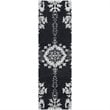 Safavieh Stone Wash 6' Square Hand Knotted Rug in Charcoal