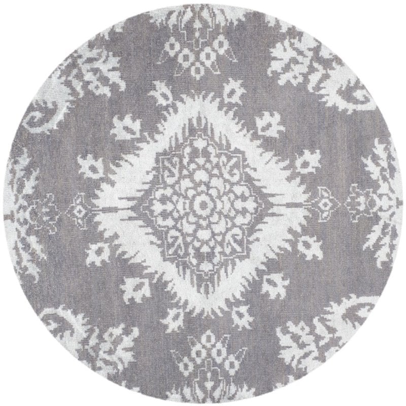 Safavieh Stone Wash 3' X 5' Hand Knotted Rug in Gray