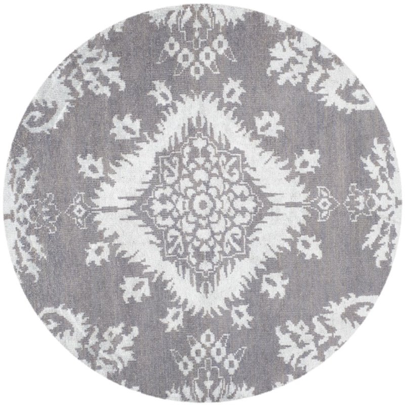 Safavieh Stone Wash 6' X 9' Hand Knotted Rug in Gray