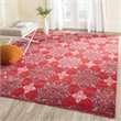 Safavieh Stone Wash 4' X 6' Hand Knotted Rug in Red and Ivory