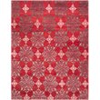 Safavieh Stone Wash 5' X 8' Hand Knotted Rug in Red and Ivory