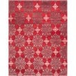 Safavieh Stone Wash 8' X 10' Hand Knotted Rug in Red and Ivory