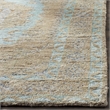 Safavieh Tangier 4' X 6' Hand Knotted Rug in Seafoam and Beige