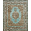 Safavieh Tangier 8' X 10' Hand Knotted Rug in Seafoam and Beige