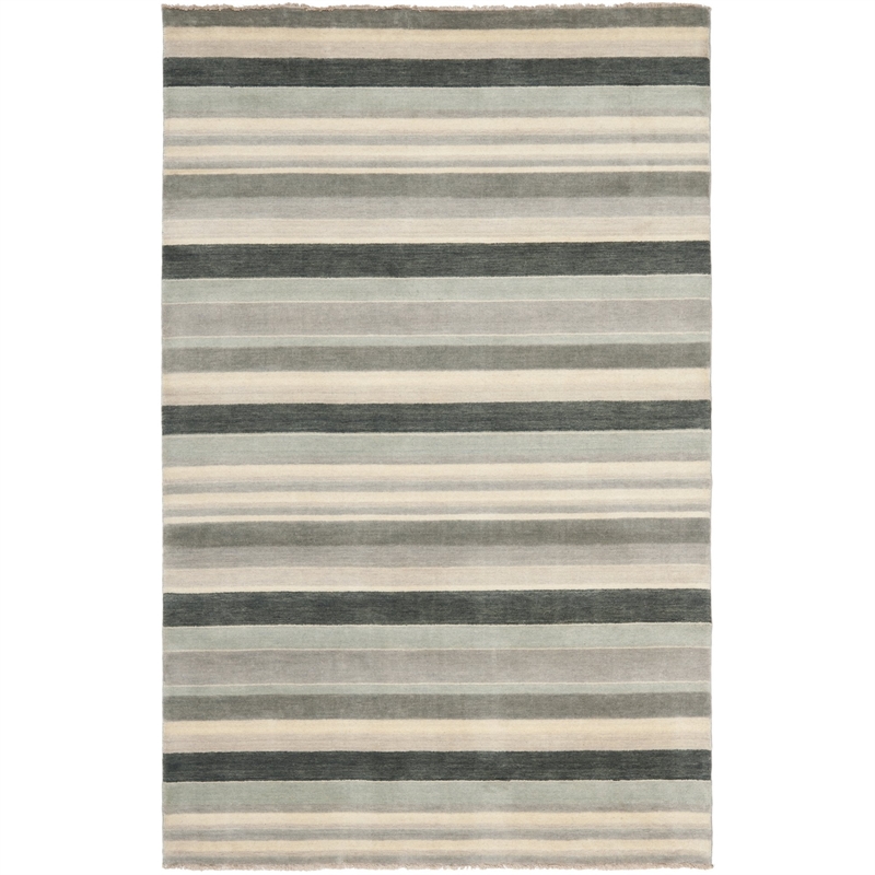 Safavieh Tibetan 5' X 8' Hand Knotted Wool Rug in Gray