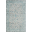 Safavieh Valencia 4' X 6' Power Loomed Polyester Rug in Blue