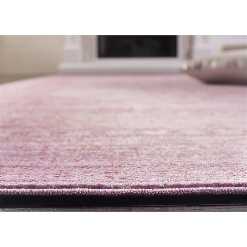 Safavieh Valencia 4' X 6' Power Loomed Polyester Rug in Gray