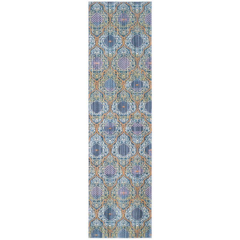 Safavieh Valencia 2' X 3' Power Loomed Rug in Lavander and Gold