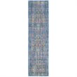 Safavieh Valencia 2' X 3' Power Loomed Polyester Rug in Blue