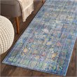 Safavieh Valencia 4' X 6' Power Loomed Polyester Rug in Blue