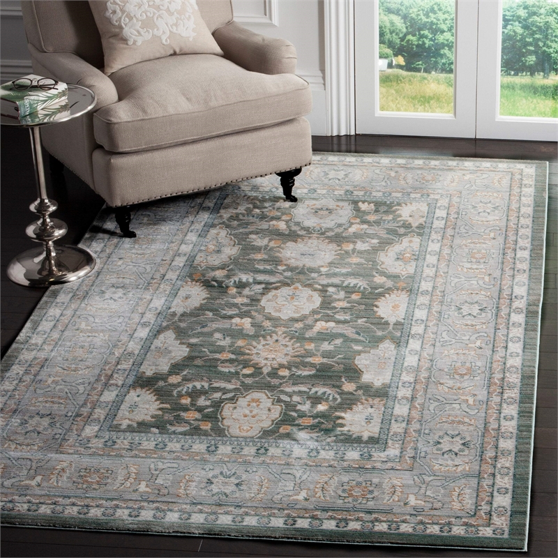 Safavieh Valencia 3' X 5' Power Loomed Rug in Mauve and Mauve