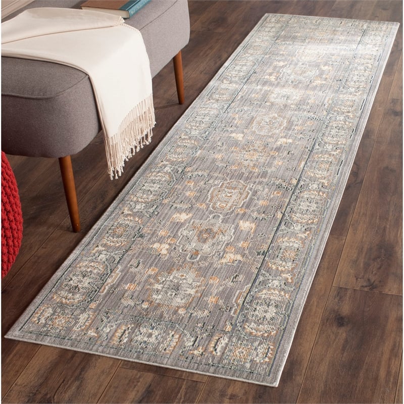 Safavieh Valencia 3' X 5' Power Loomed Rug in Mauve and Mauve