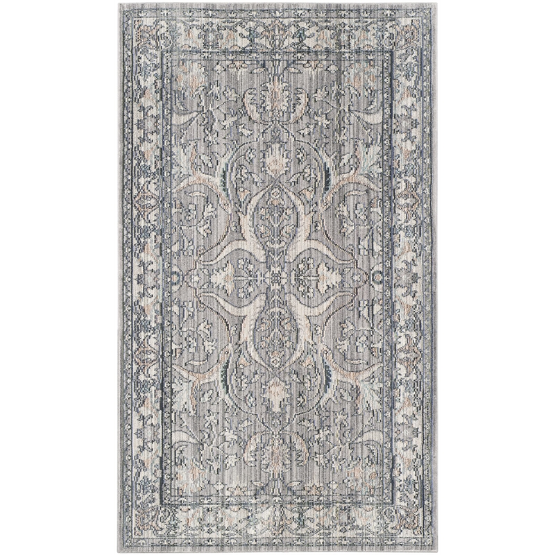 Safavieh Valencia 3' X 5' Power Loomed Rug in Mauve and Cream