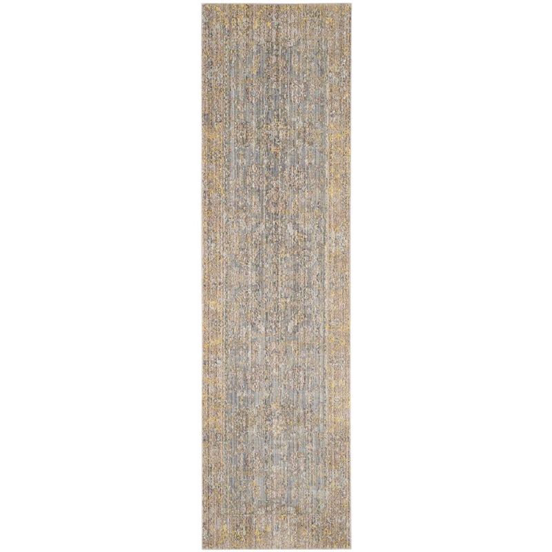 Safavieh Valencia 2' x 3' Power Loomed Polyester Rug in Gray