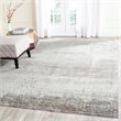 Safavieh Valencia 4' X 6' Power Loomed Polyester Rug in Gray