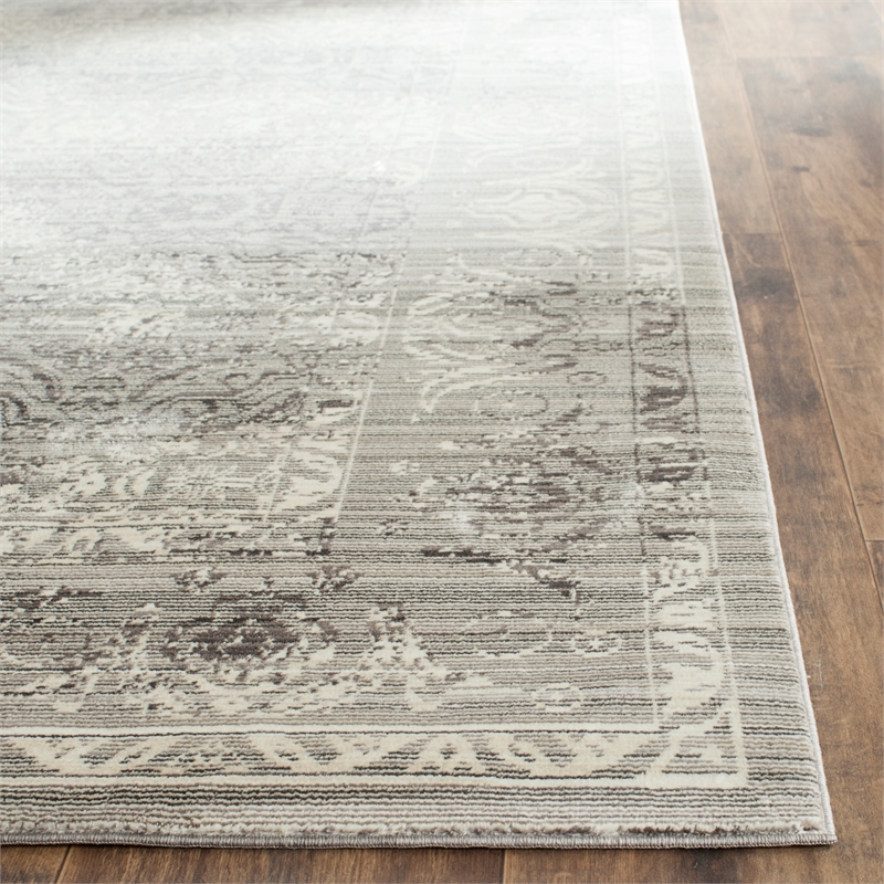 Safavieh Valencia 3' X 5' Polyester Power Loomed Rug in Mauve / Multi-Color