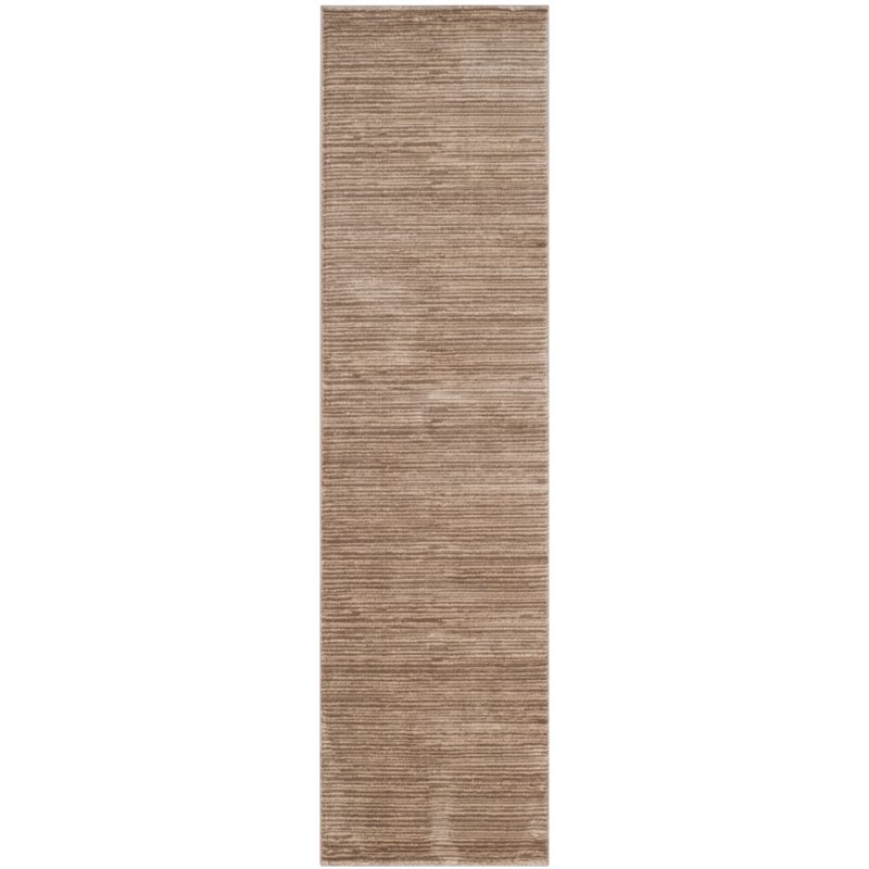 Safavieh Vision 4' X 6' Power Loomed Rug in Light Brown
