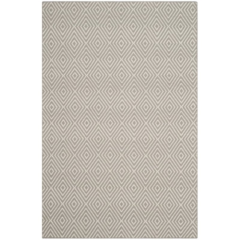 Safavieh Wilton 4' X 6' Handmade Rug in Silver and Ivory