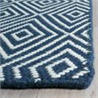 Safavieh Wilton 4' X 6' Handmade Rug in Navy and Ivory