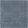 Safavieh Wilton 4' X 6' Handmade Rug in Navy and Ivory