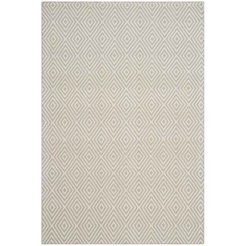Safavieh Wilton 4' X 6' Handmade Rug in Light Gray and Ivory