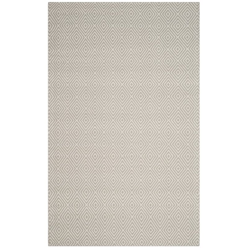 Safavieh Wilton 4' X 6' Handmade Rug in Light Gray and Ivory