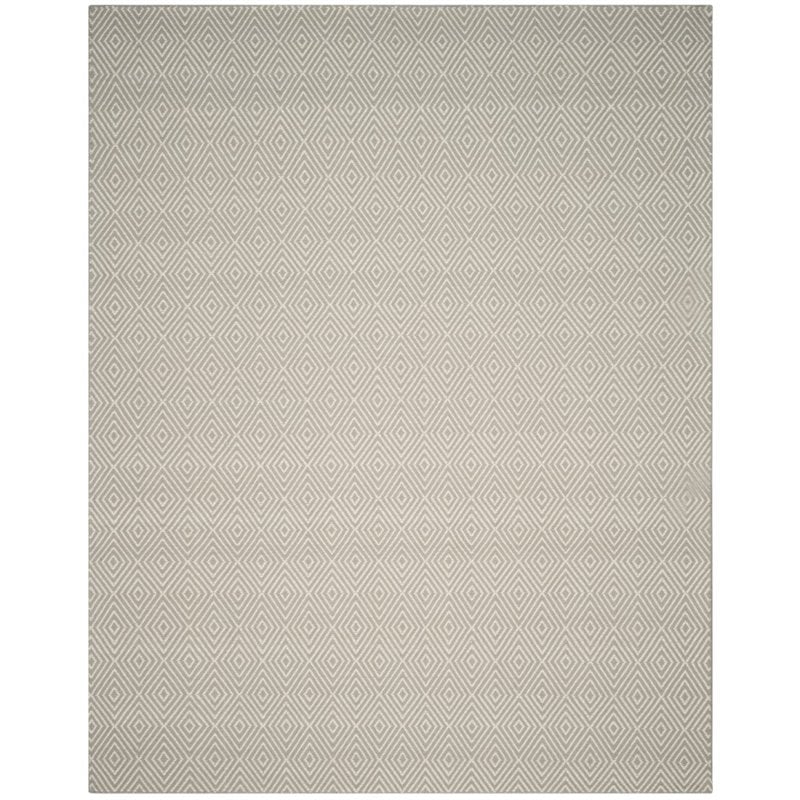 Safavieh Wilton 4' X 6' Handmade Rug in Light Gray and Ivory