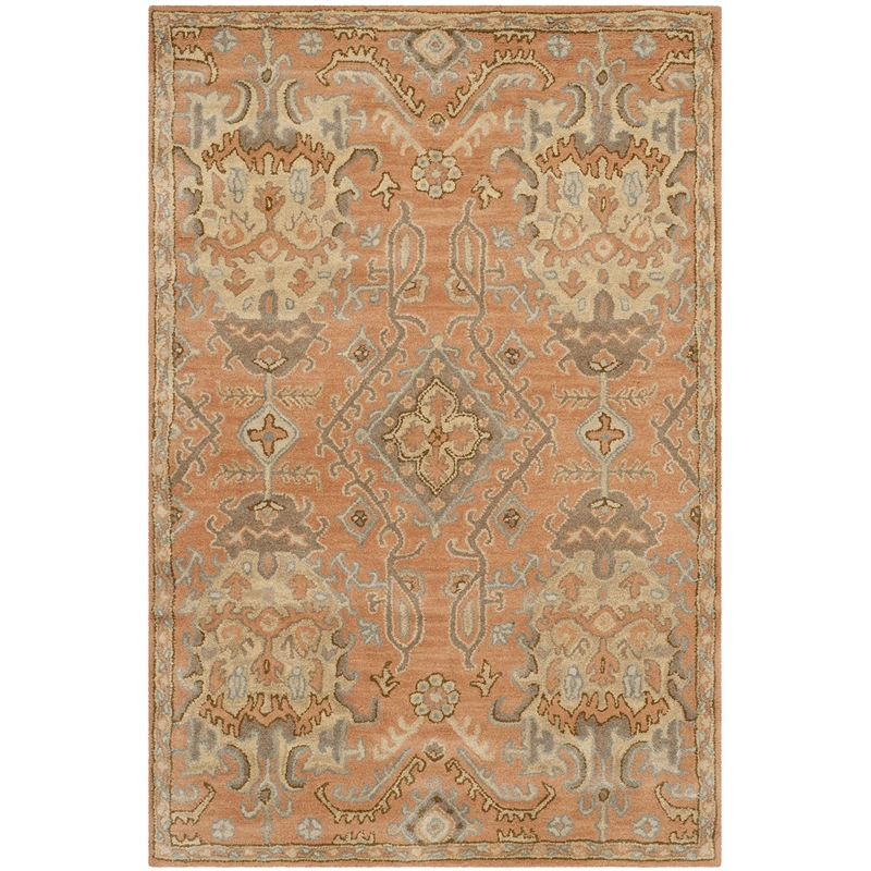 Safavieh Wyndham 3' X 5' Power Loomed Acrylic Rug in Terracotta