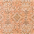Safavieh Wyndham 5' Round Power Loomed Acrylic Rug in Terracotta