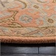 Safavieh Wyndham 5' Round Power Loomed Acrylic Rug in Terracotta