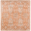 Safavieh Wyndham 5' Square Power Loomed Acrylic Rug in Terracotta