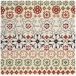 Safavieh Wyndham 5' Square Power Loomed Acrylic Rug in Ivory