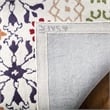 Safavieh Wyndham 5' Square Power Loomed Acrylic Rug in Ivory