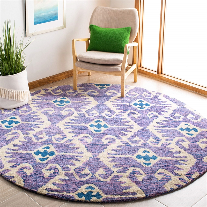 Safavieh Wyndham 7' Square Power Loomed Acrylic Rug